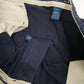 Mens Navy Polo Ralph Lauren Vintage 90s Pleated  Trousers
