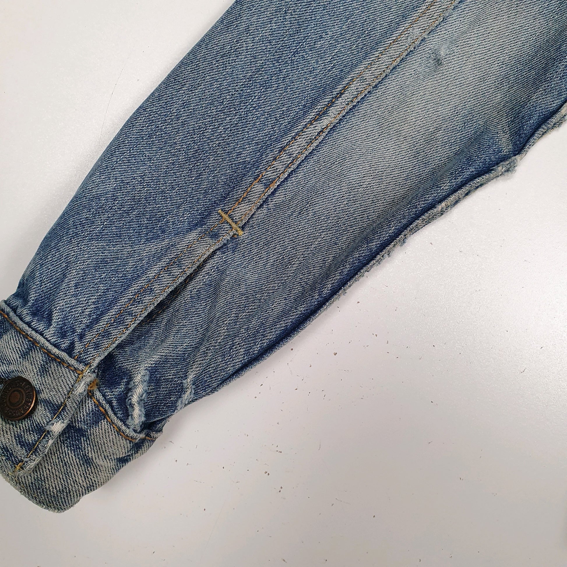 Mens Blue Levis Type 3 Trucker  Coat