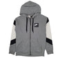 Mens Grey Nike Hoodie Full Zip Jumper