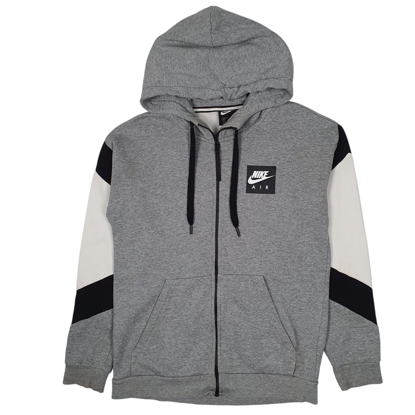 Mens Grey Nike Hoodie Full Zip Jumper
