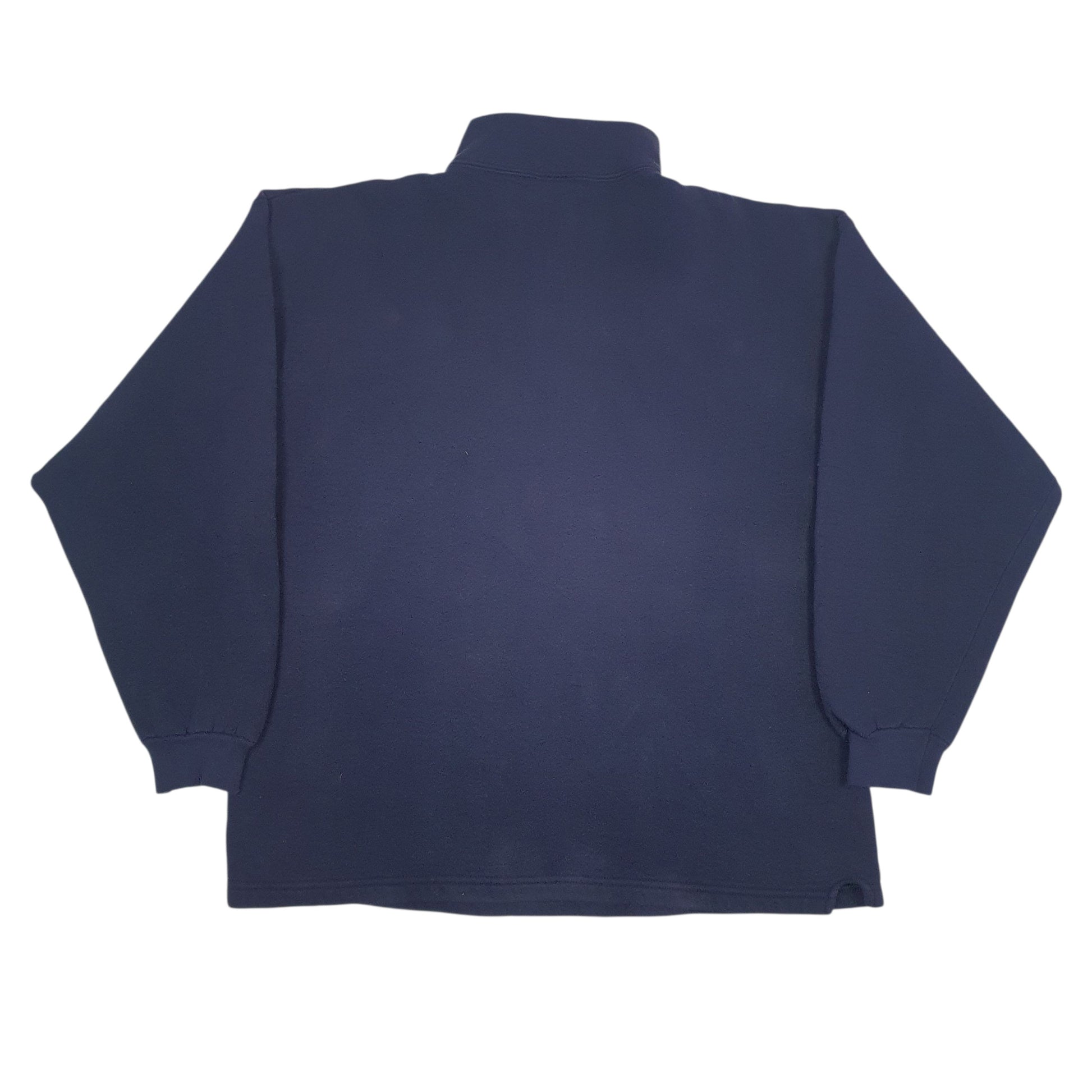 Mens Navy Hard Rock Cafe Vintage 90s Quarter Zip Jumper