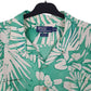 Mens Green Polo Ralph Lauren Hawaian Floral  Shirt