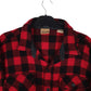 Mens Red Woolrich Thick Shacket Jacket Plaid  Shirt