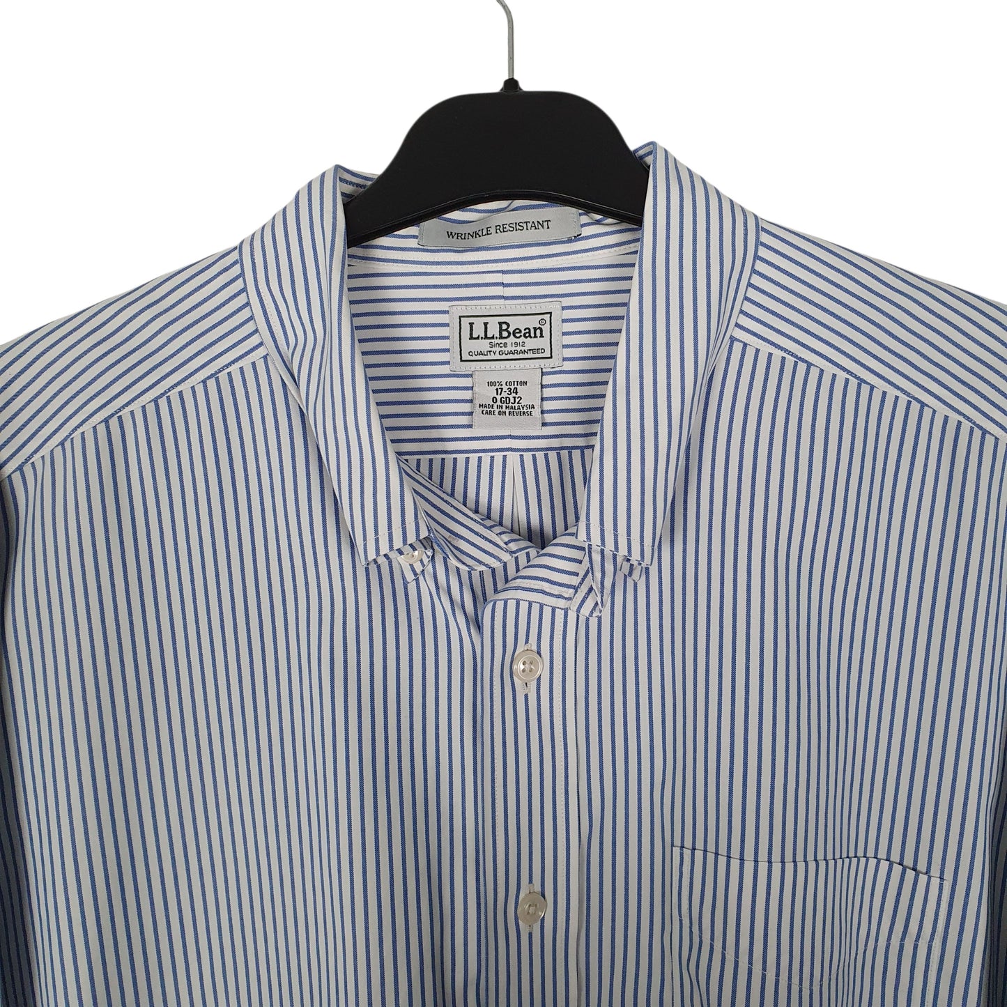 Mens Blue L.L.Bean   Shirt