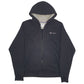 Mens Black Champion  Full Zip Jumper