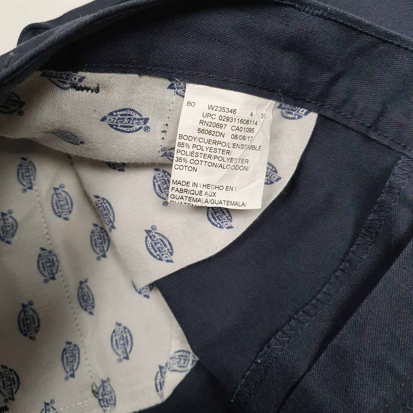 Womens Navy Dickies   Trousers