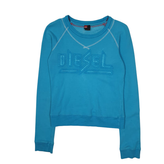 Womens Blue Diesel  Crewneck Jumper