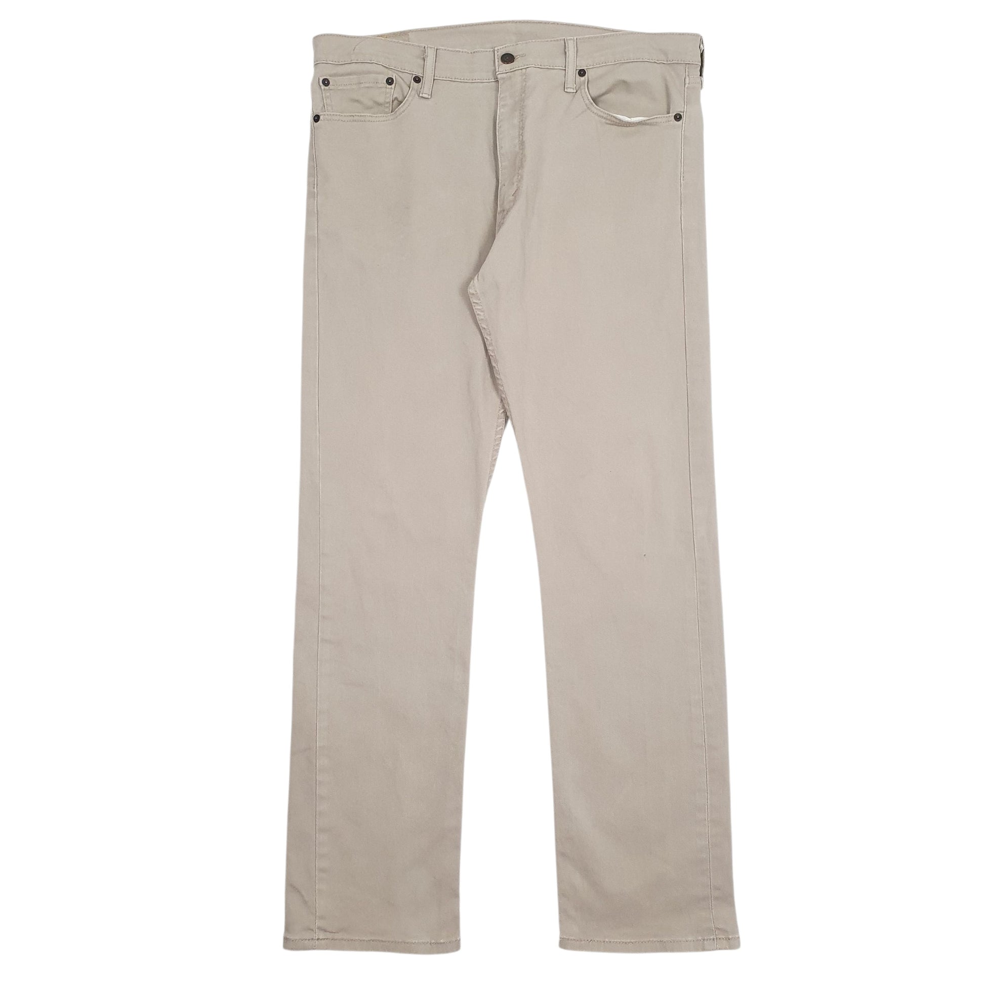 Mens Beige Levis  513 JeansW36 L32