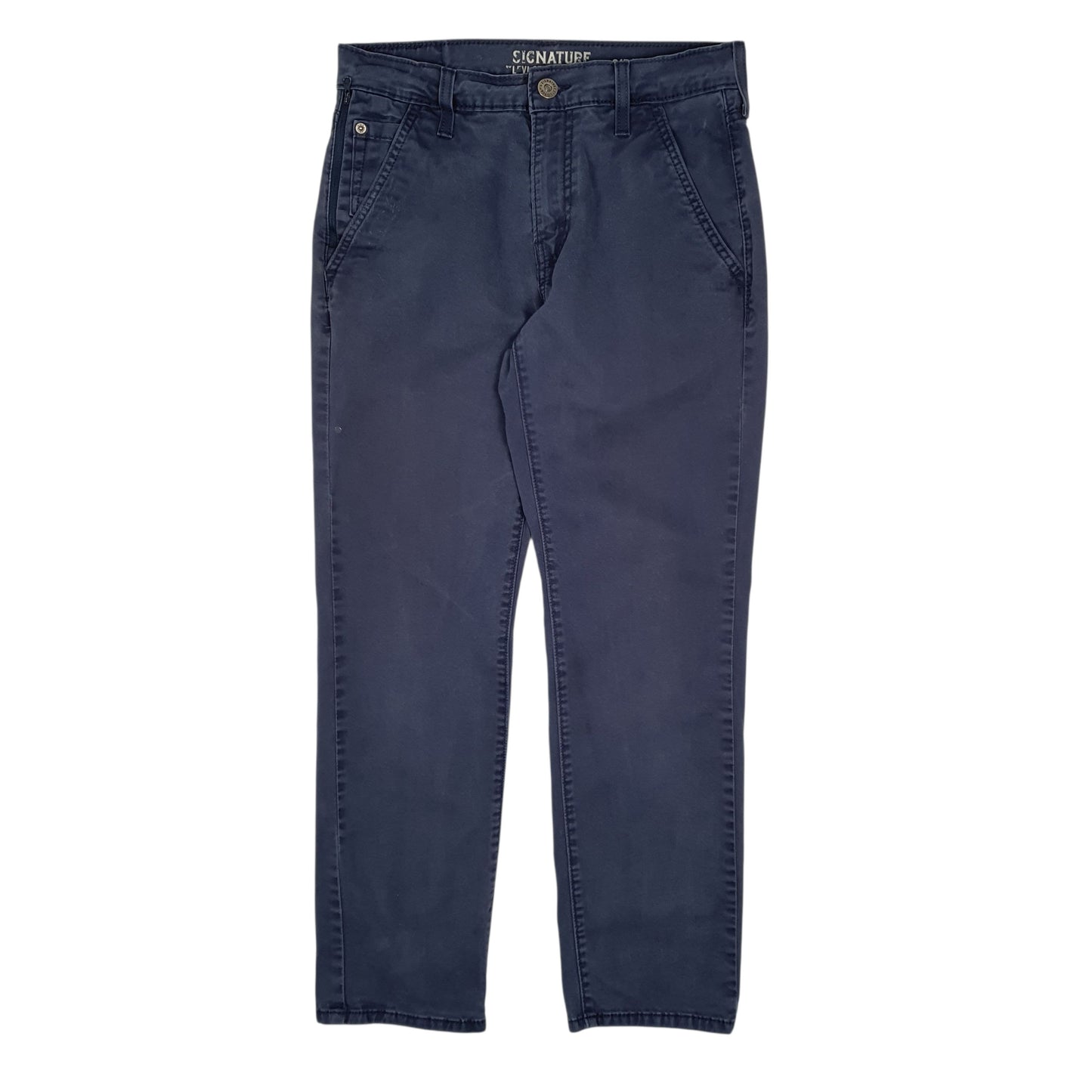 Mens Navy Levis  Chino Trousers
