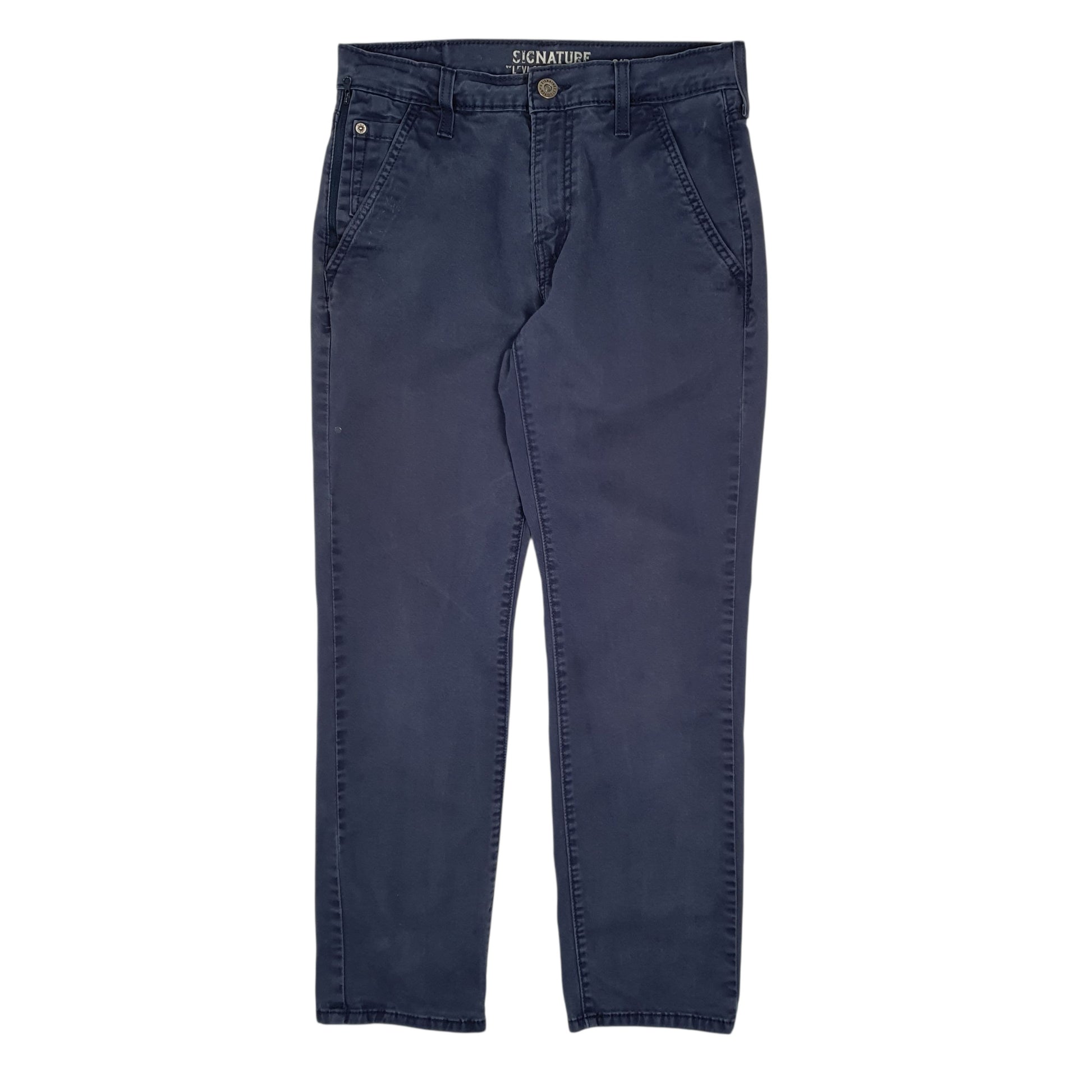 Mens Navy Levis  Chino Trousers