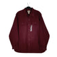 Mens Burgundy L.L.Bean Chamois Long Sleeve Shirt