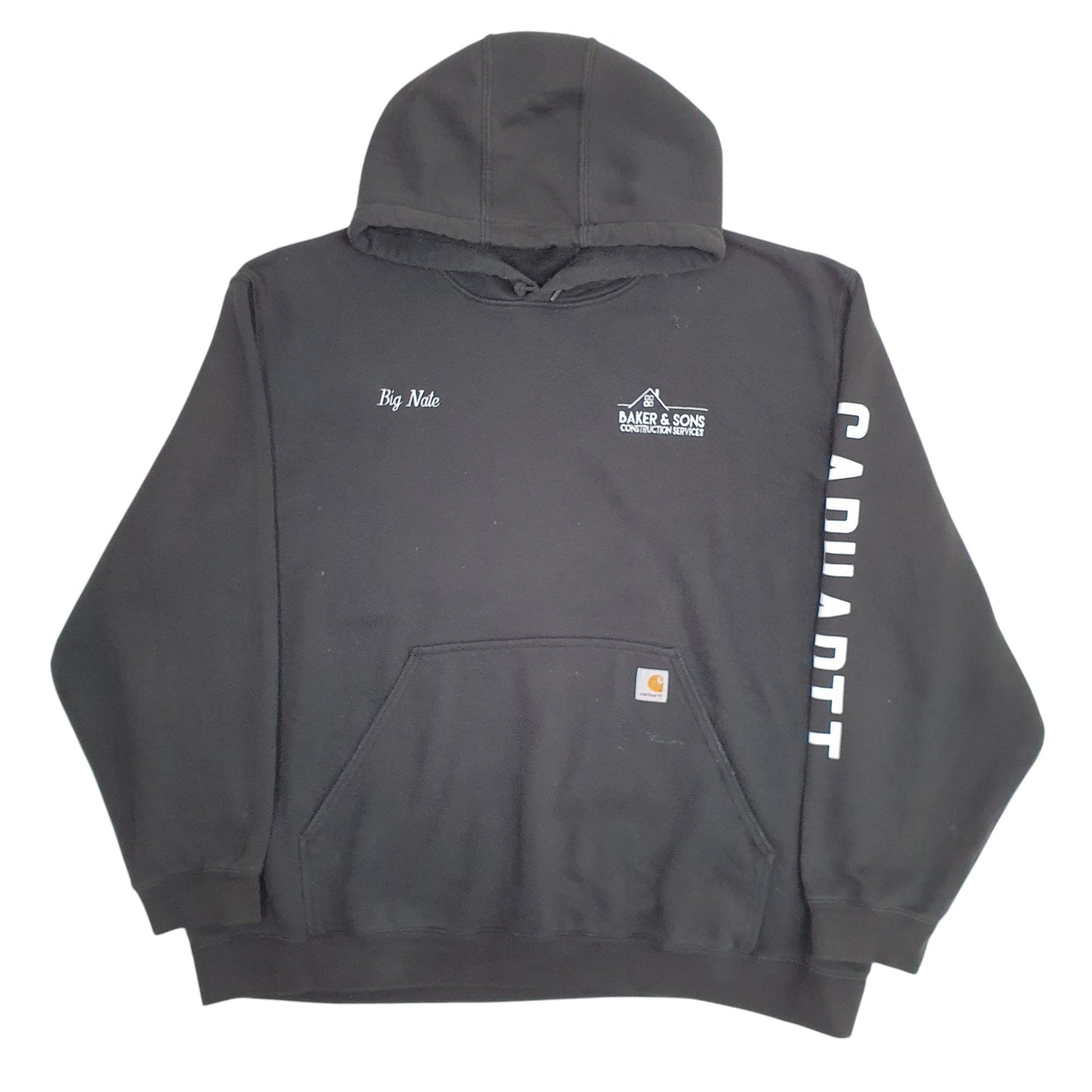 Mens Black Carhartt  Hoodie Jumper