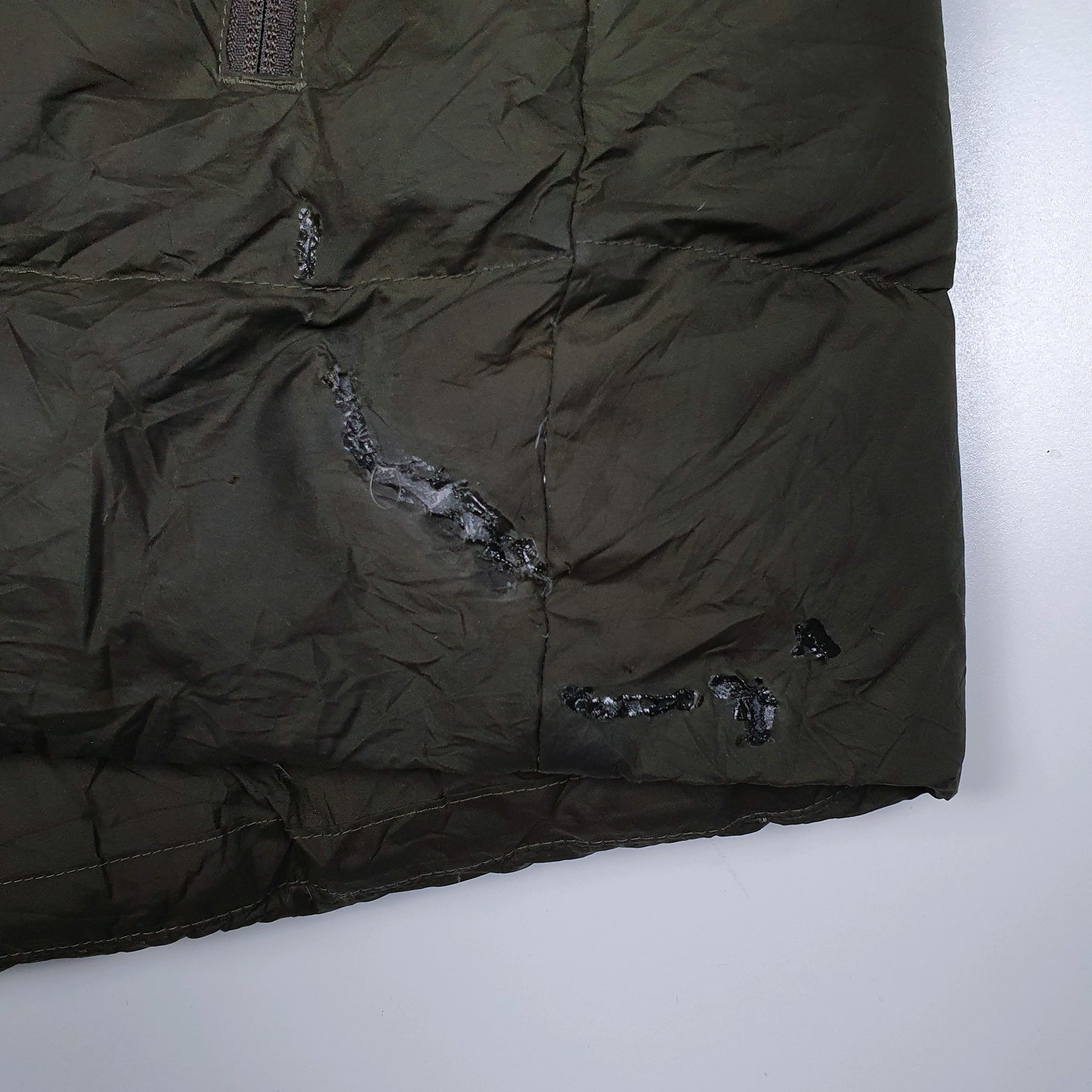 Mens Green The North Face Nuptse  Coat