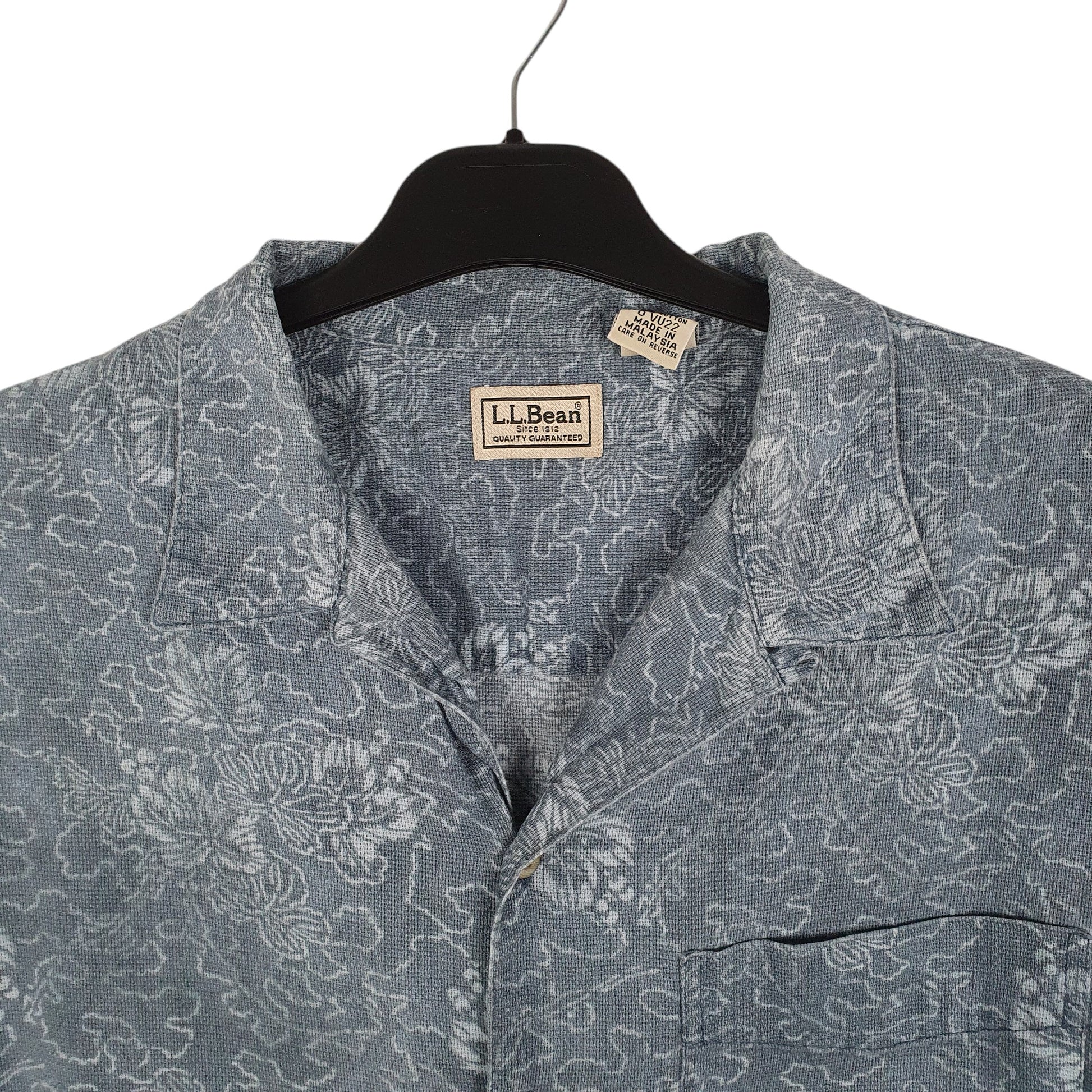 Mens Blue L.L.Bean   Shirt