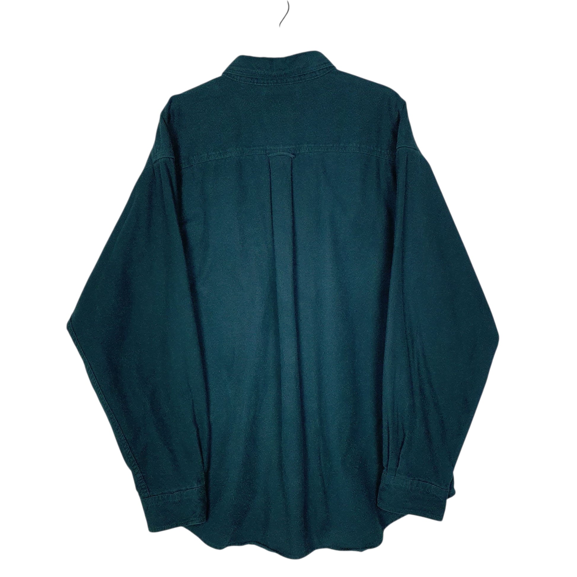 Mens Blue Woolrich Sportsman Chamois  Shirt