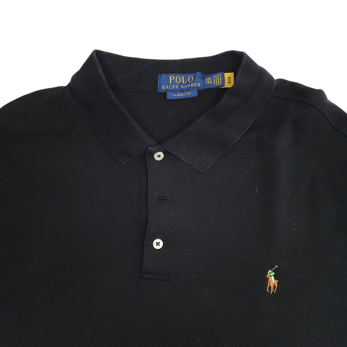Mens Black Polo Ralph Lauren   Polo Shirt