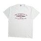 Mens White Russell Athletic Single Stitch Vintage 90s Illinois University Short Sleeve T Shirt