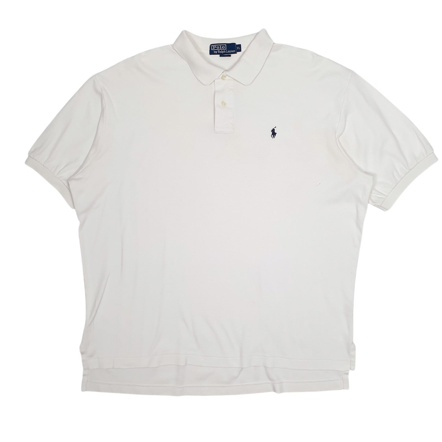 Mens White Polo Ralph Lauren  Short Sleeve Polo Shirt