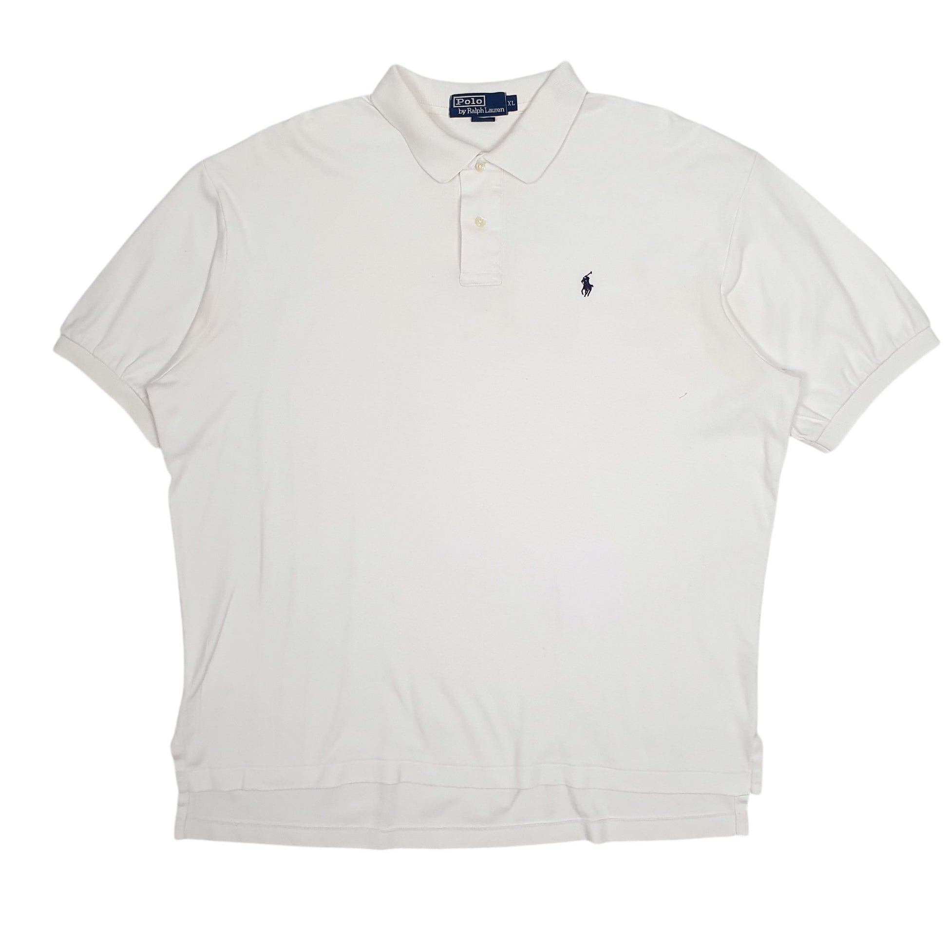 Mens White Polo Ralph Lauren  Short Sleeve Polo Shirt
