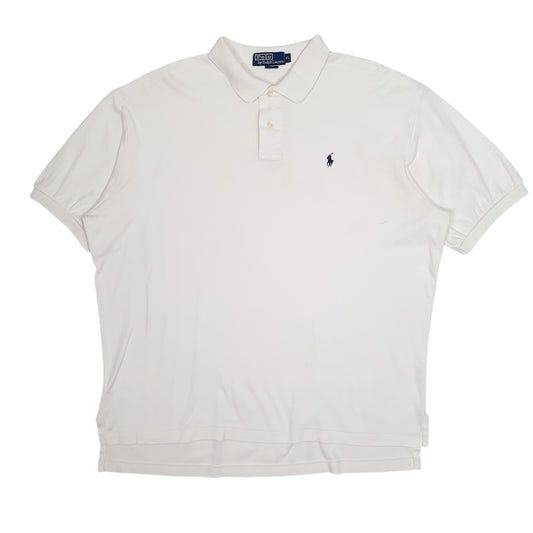 Mens White Polo Ralph Lauren  Short Sleeve Polo Shirt