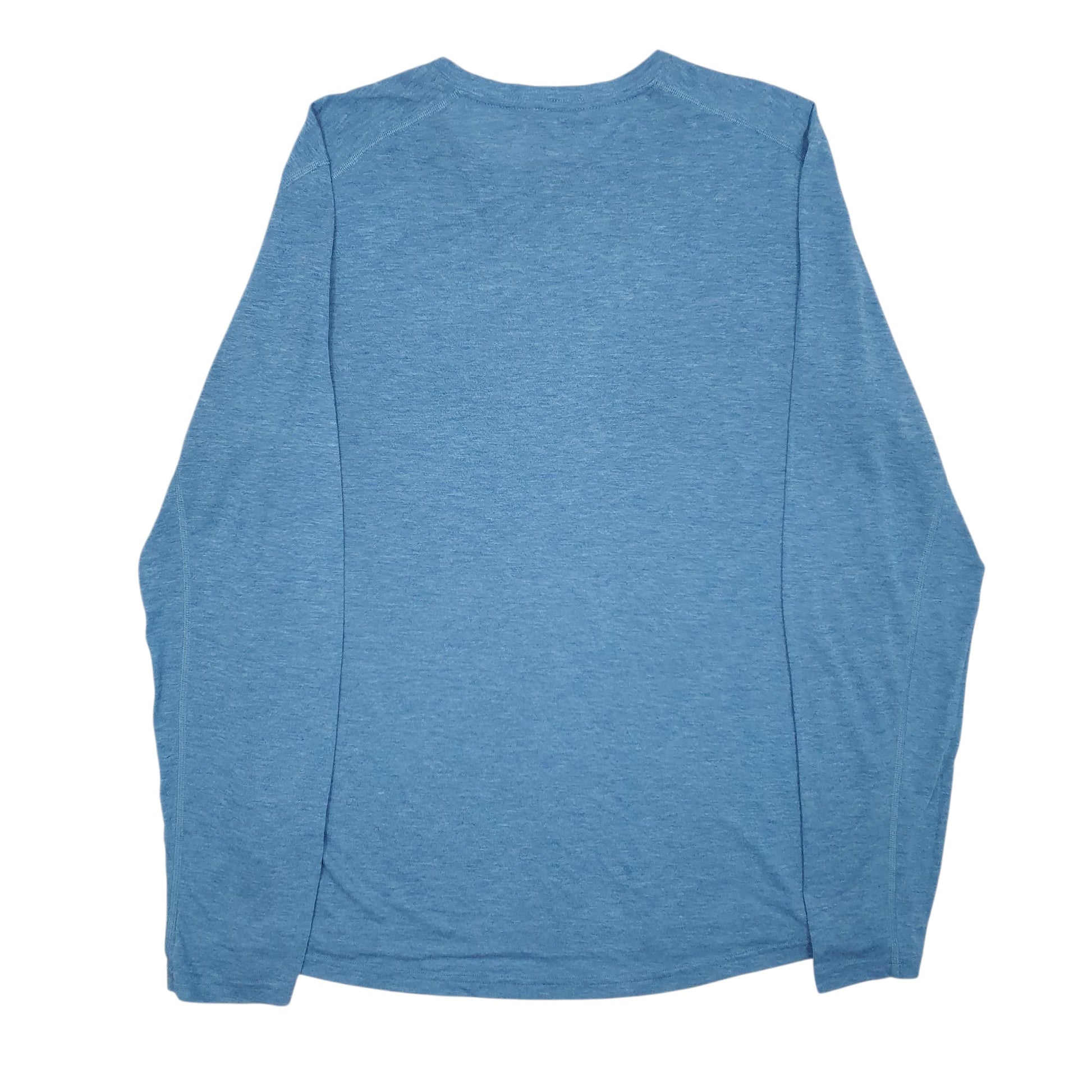 Mens Blue Patagonia Capilene Quarter Zip T Shirt