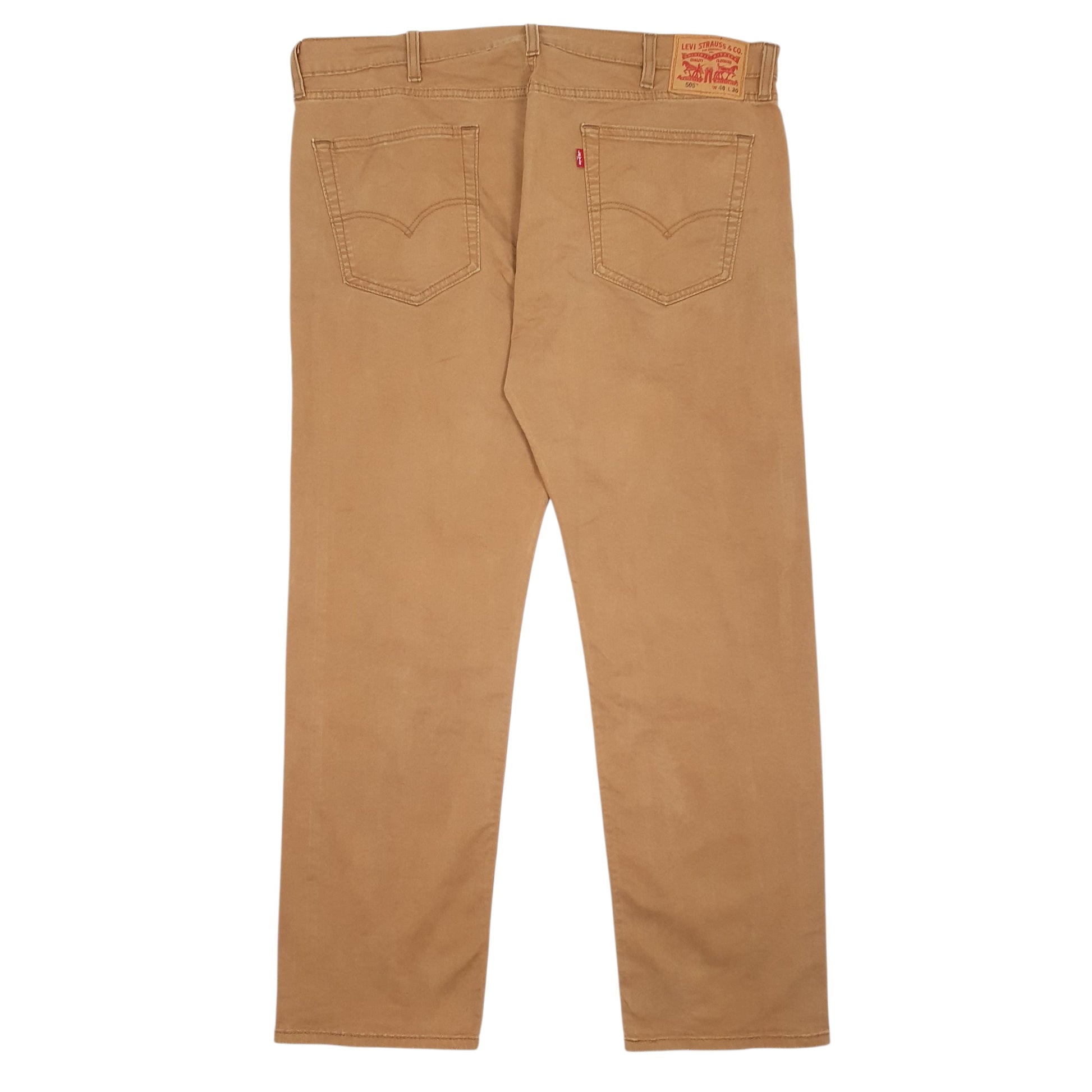 Mens Tan Levis 505  Trousers