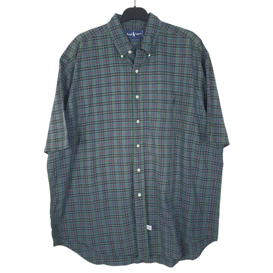 Mens Green Ralph Lauren Vintage Short Sleeve Shirt