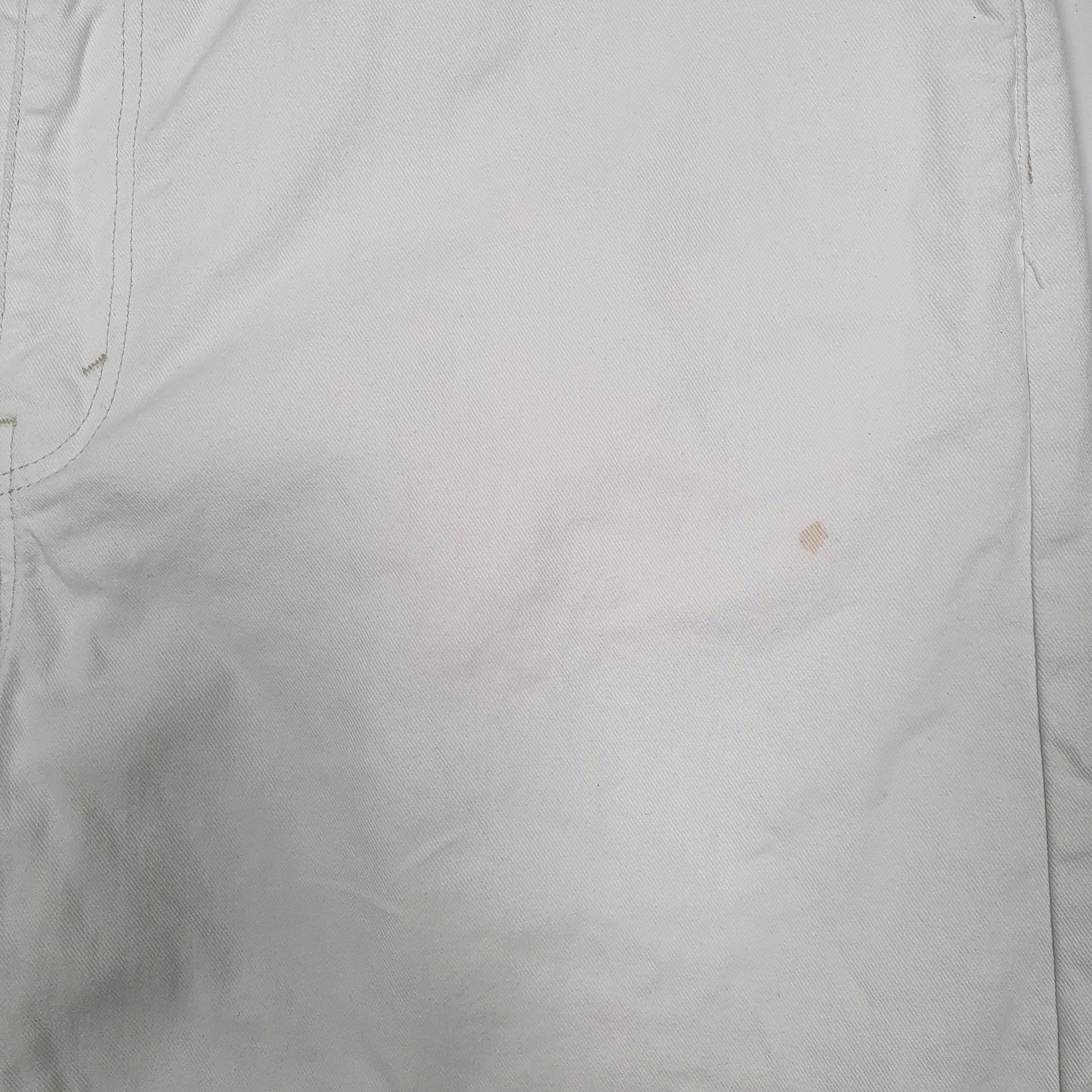 Mens White Levis 569  Shorts