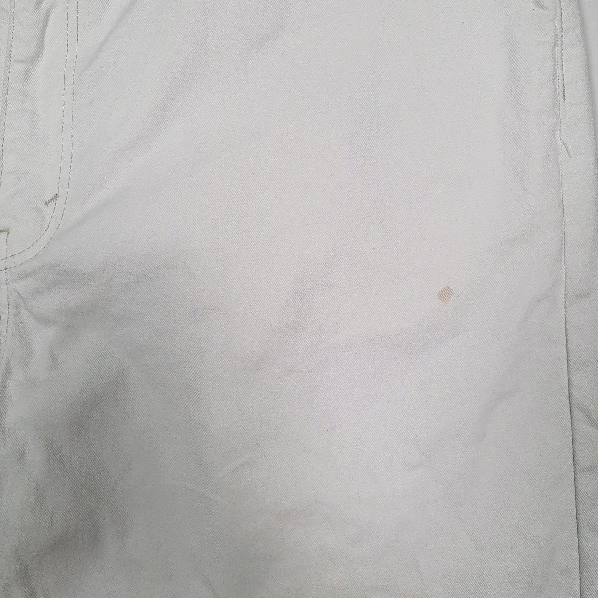 Mens White Levis 569  Shorts