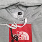 Mens Grey The North Face New York Hoodie Jumper