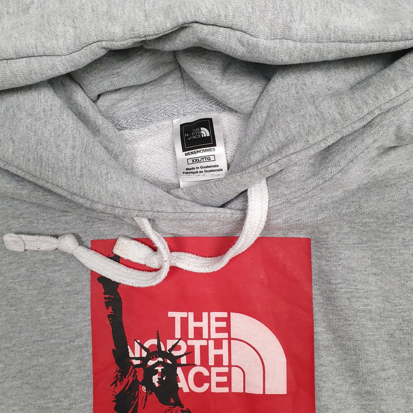 Mens Grey The North Face New York Hoodie Jumper