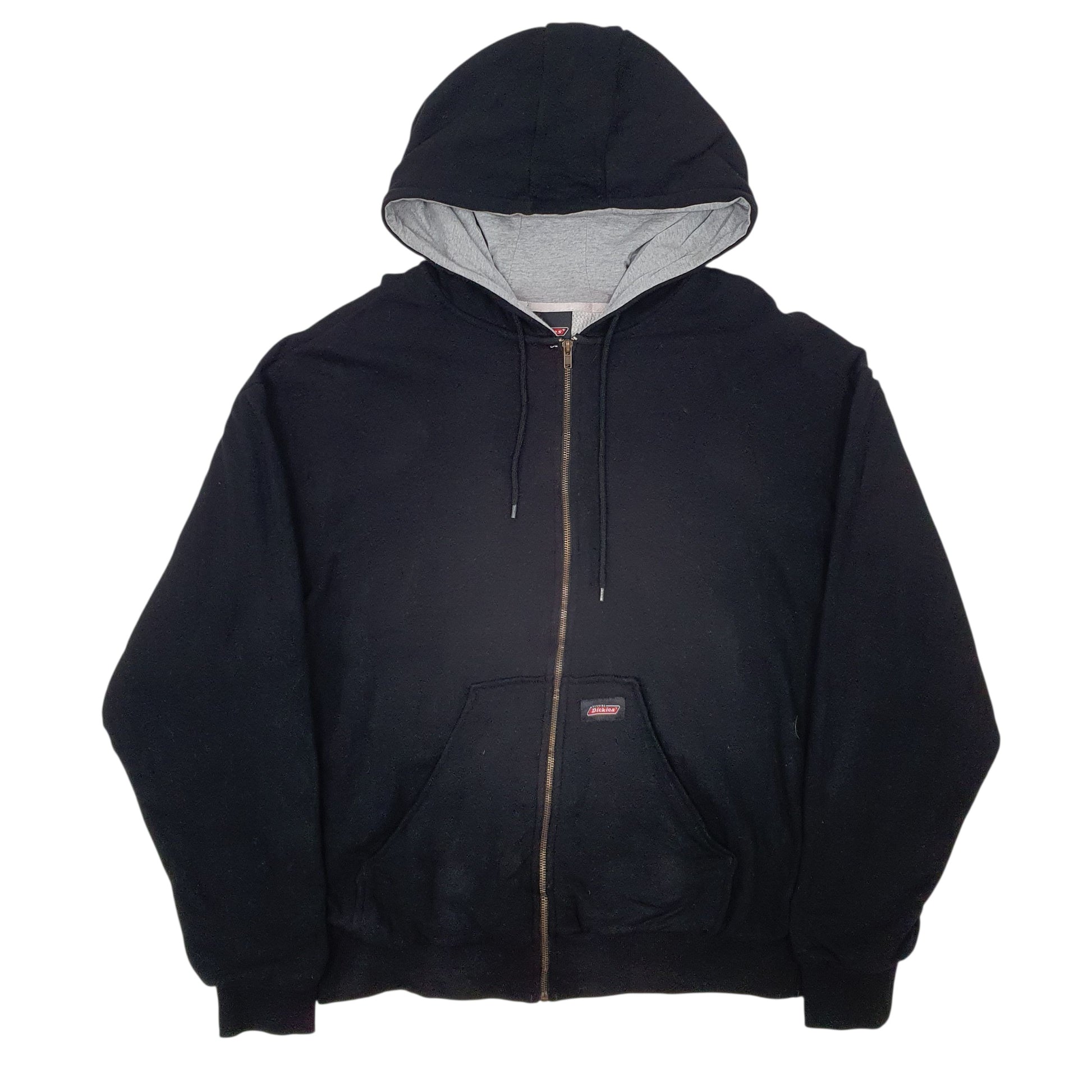 Mens Black Dickies  Full Zip Jumper