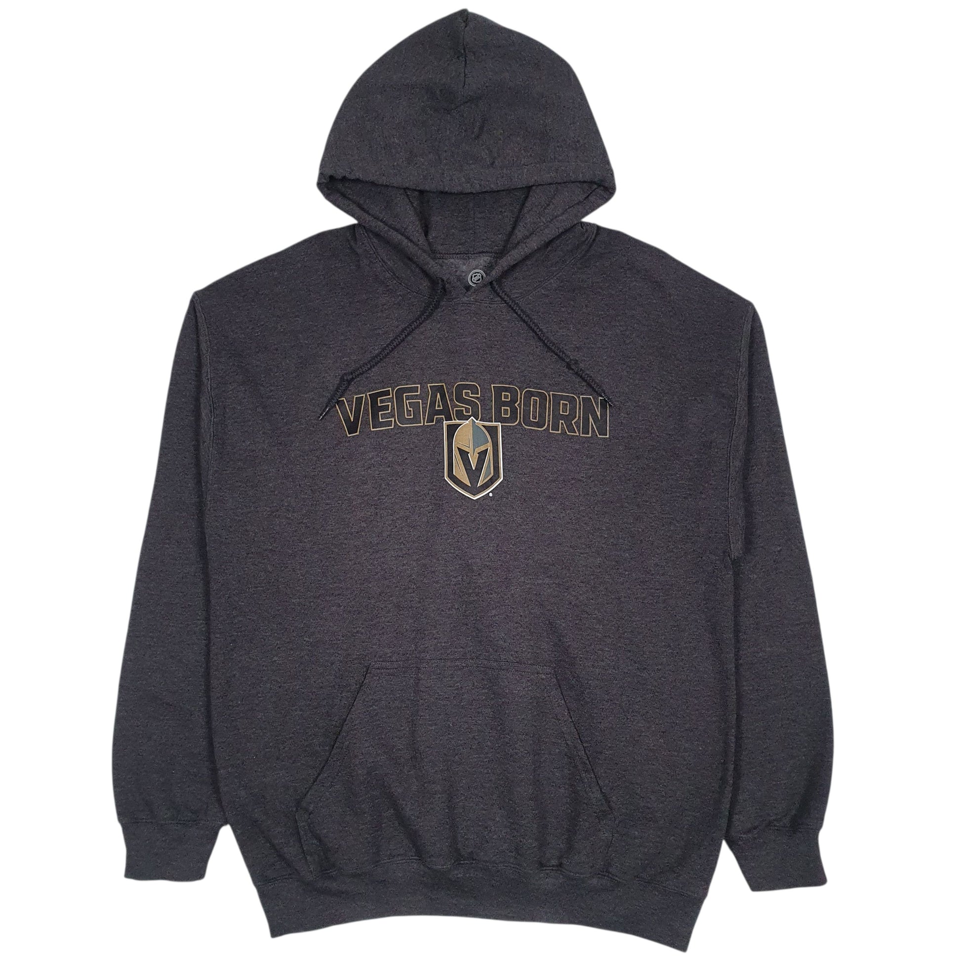 Mens Grey NHL Vegas Golden Knights Hoodie Jumper