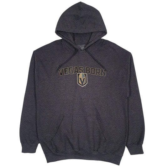 Mens Grey NHL Vegas Golden Knights Hoodie Jumper