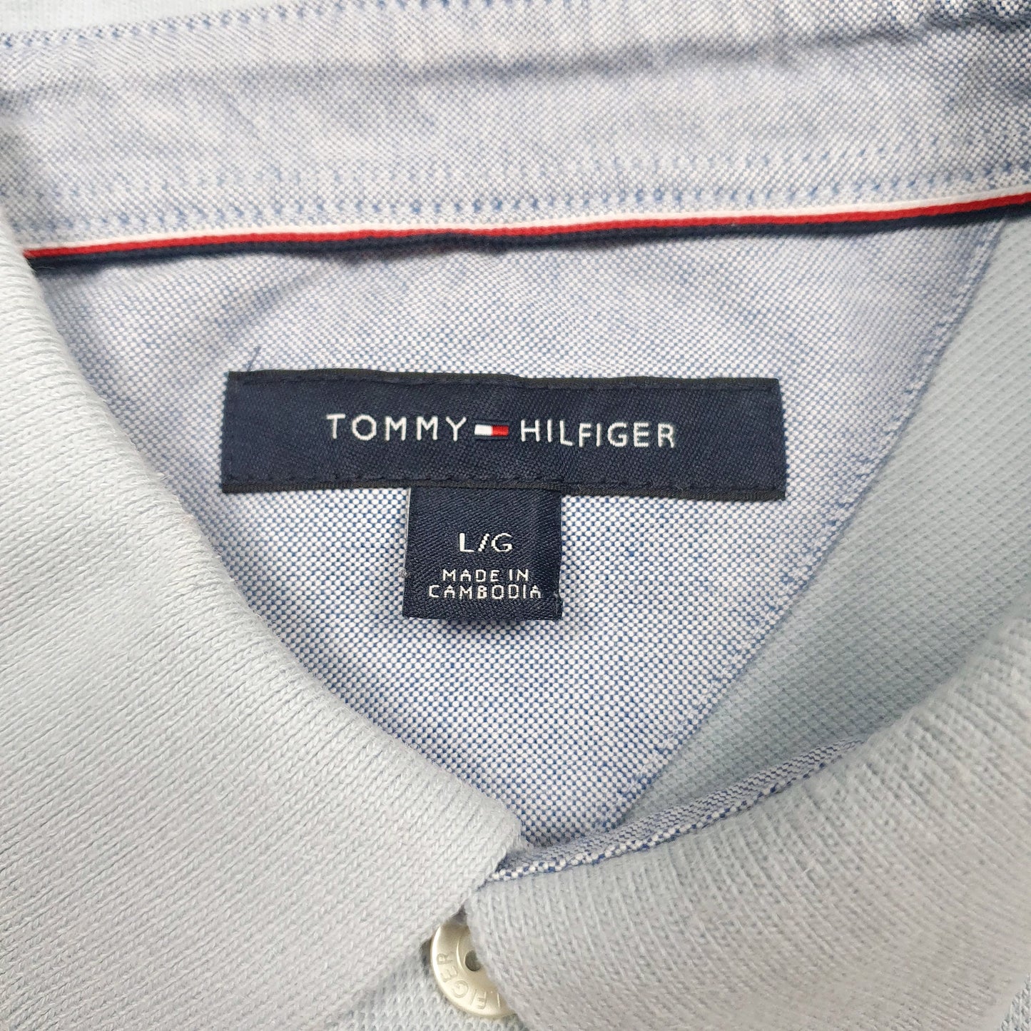 Mens Blue Tommy Hilfiger   Polo Shirt