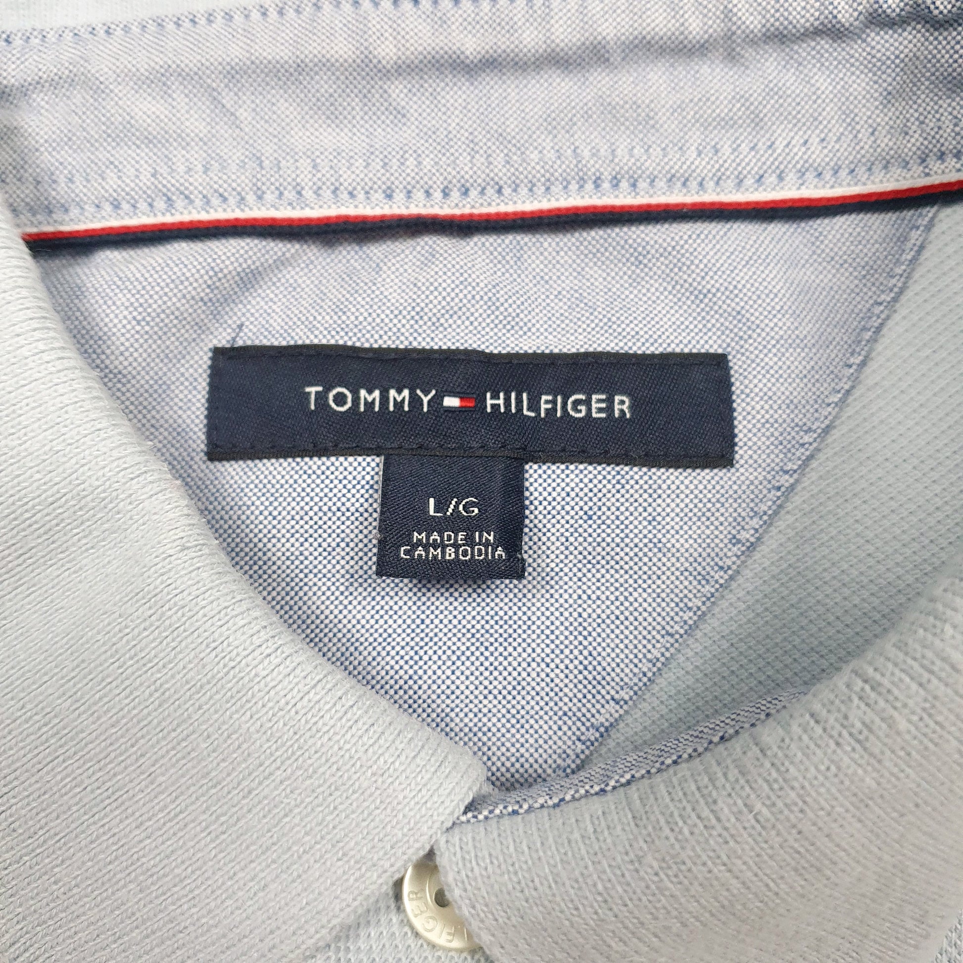 Mens Blue Tommy Hilfiger   Polo Shirt