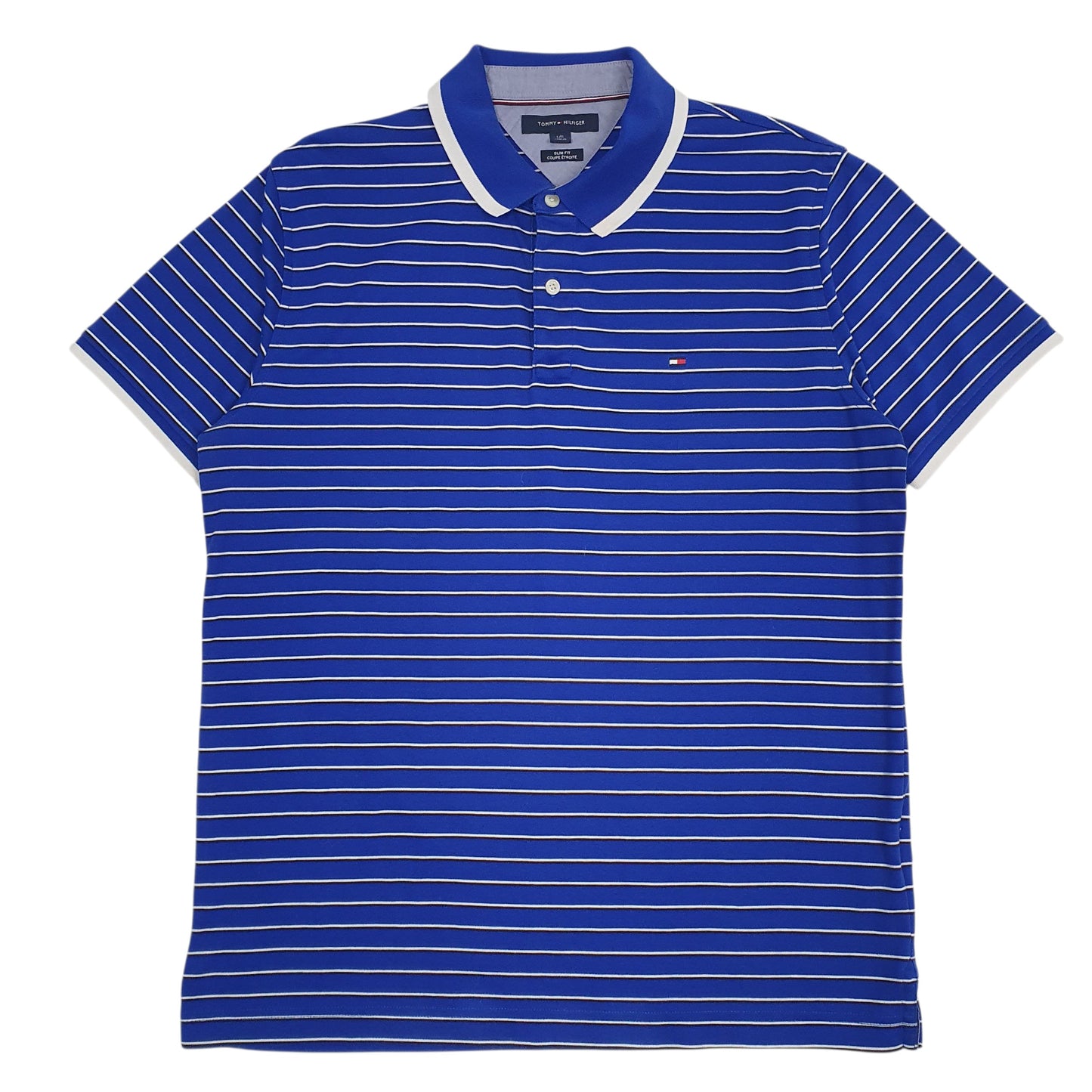 Mens Blue Tommy Hilfiger  Short Sleeve Polo Shirt