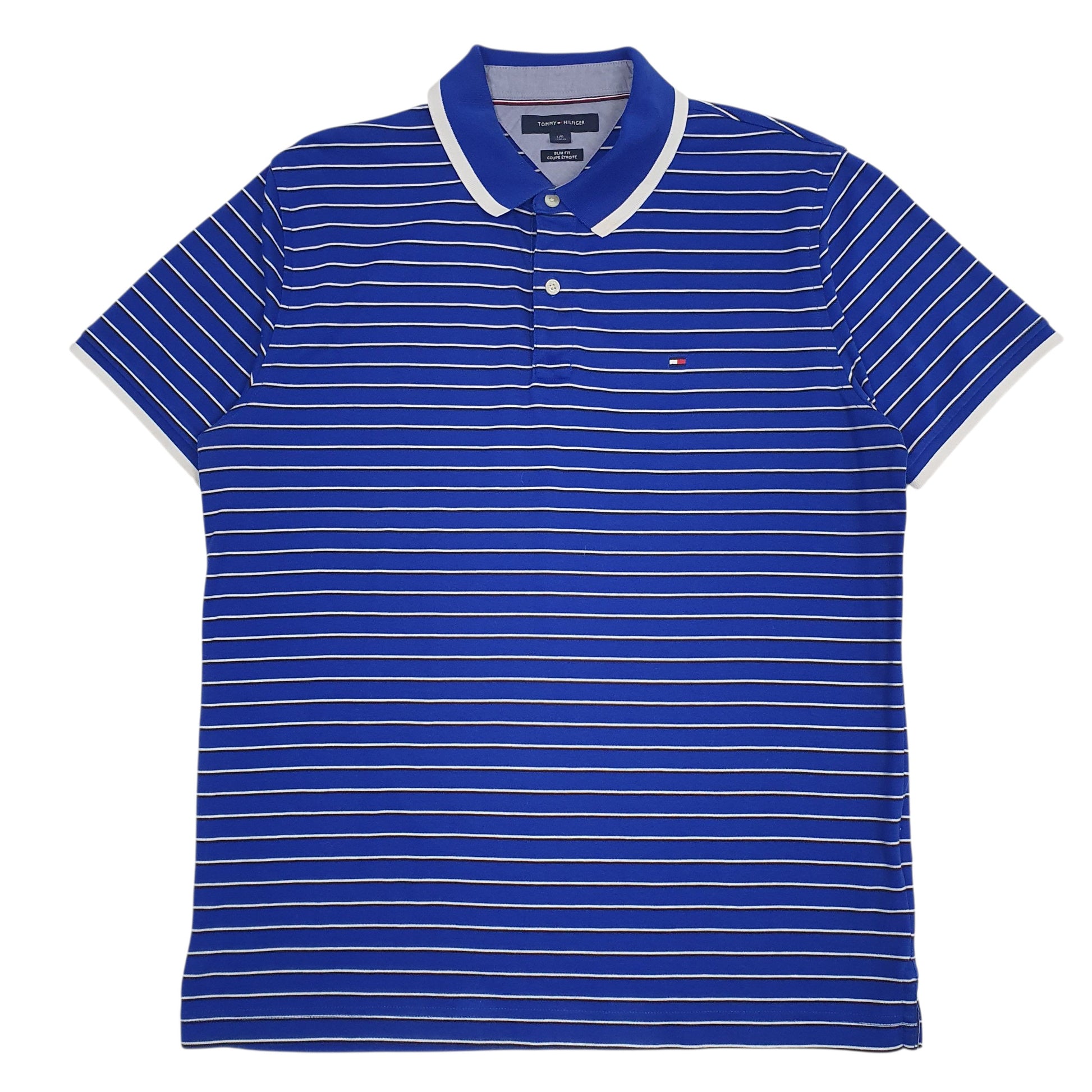 Mens Blue Tommy Hilfiger  Short Sleeve Polo Shirt