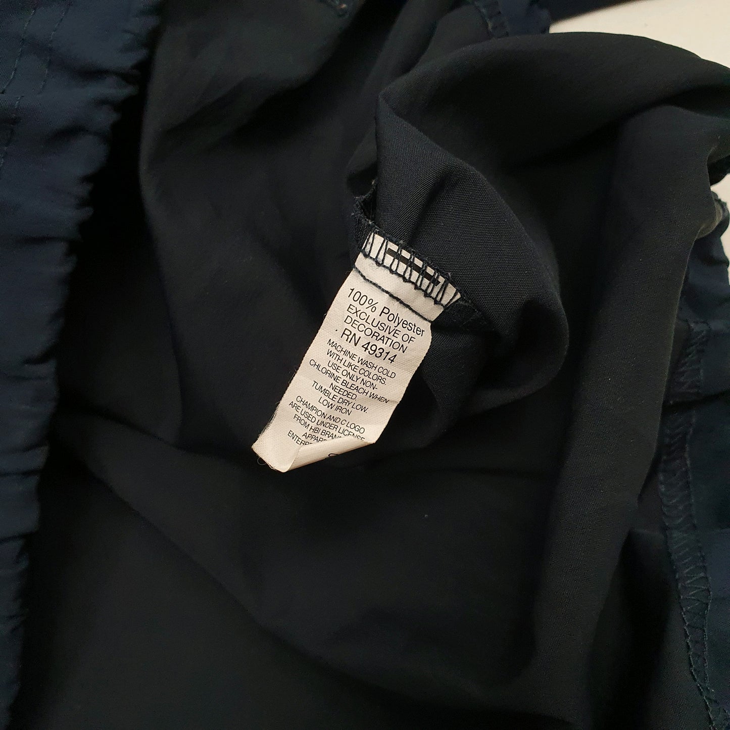 Mens Navy Champion Quarter Zip Pullover California  Coat