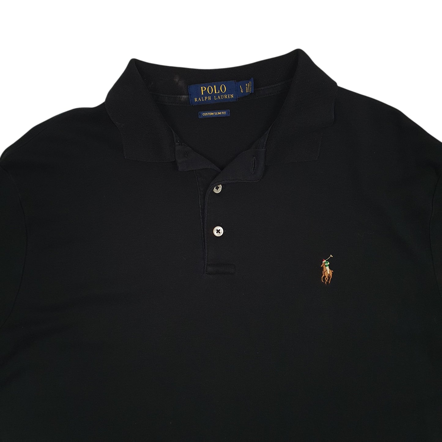 Mens Black Polo Ralph Lauren   Polo Shirt