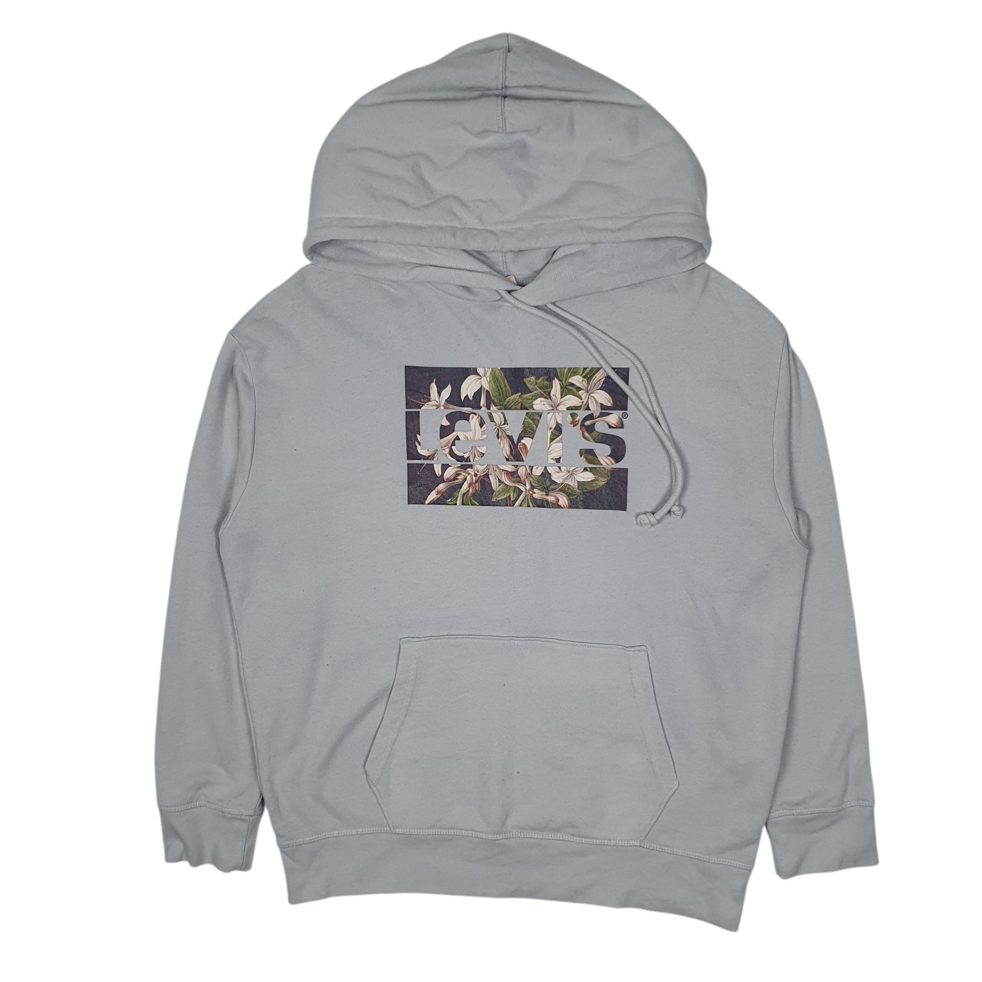 Mens Blue Levis Lightweight Hoodie Jumper