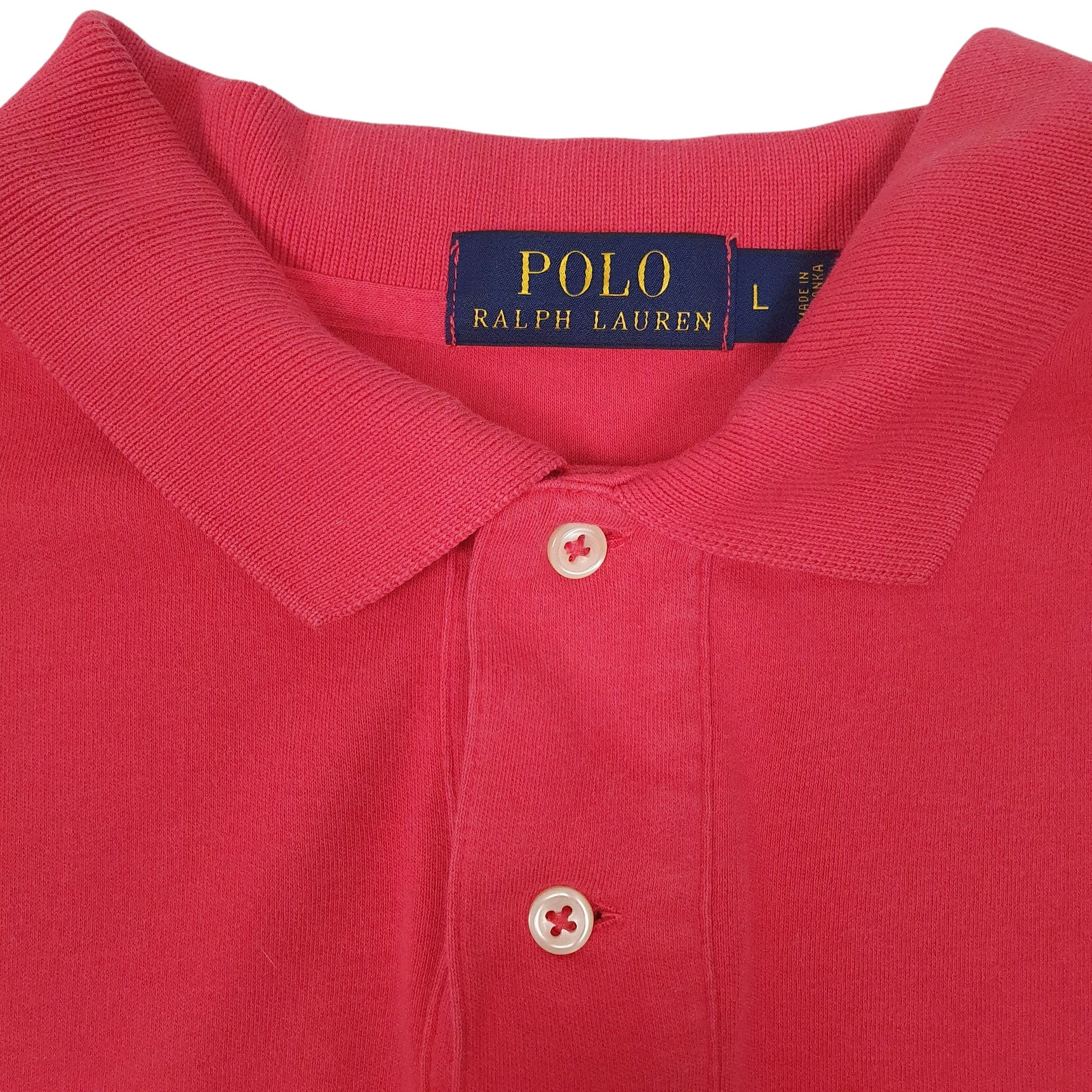 Mens Red Polo Ralph Lauren   Polo Shirt