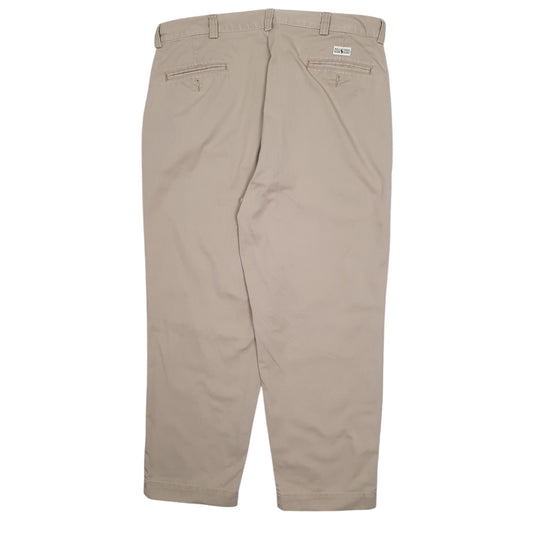 Mens Beige Polo Ralph Lauren Vintage 90s  Trousers