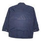 Mens Navy Adidas Vintage Hooded  Coat