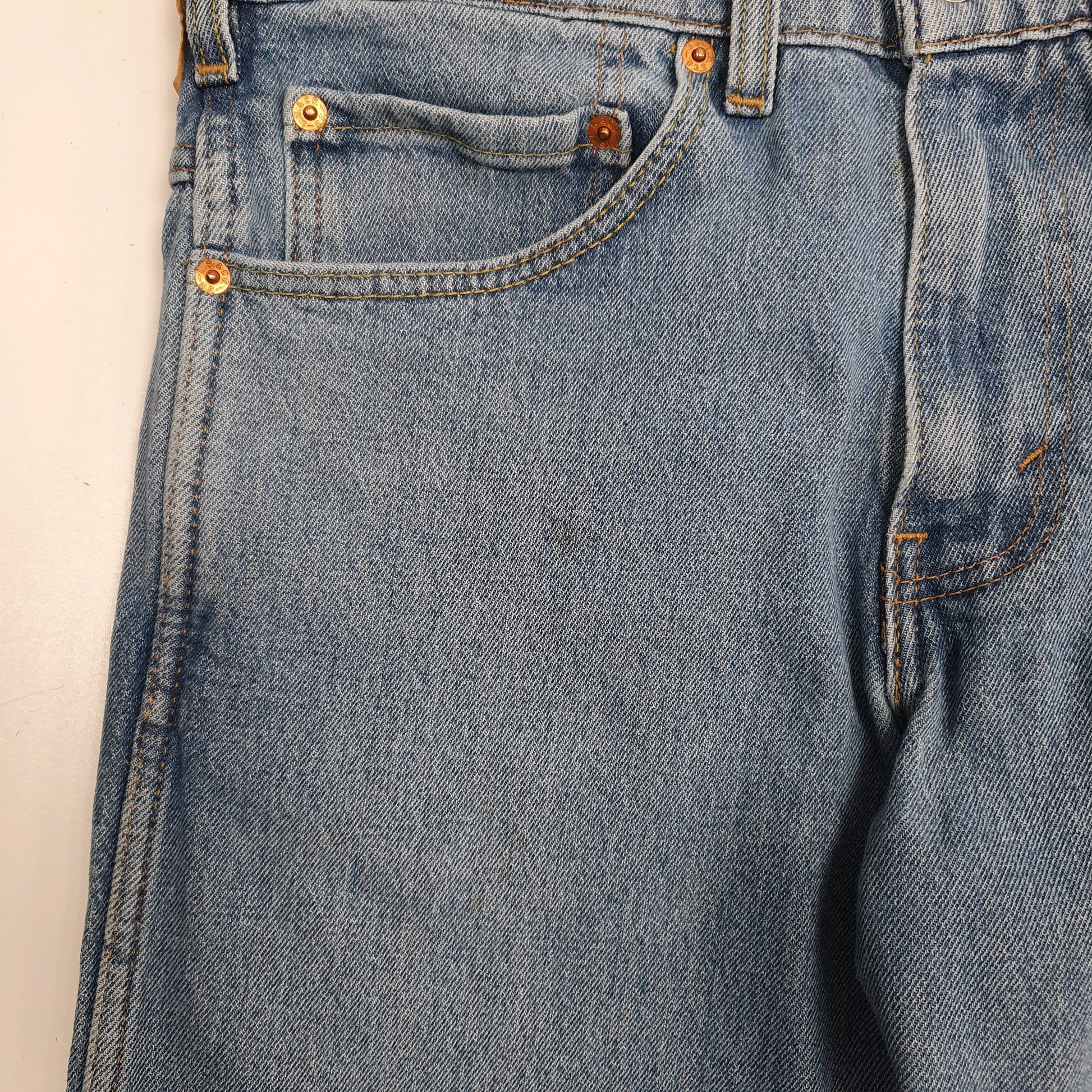 Mens Blue Levis Cowboy Rodeo  Jeans