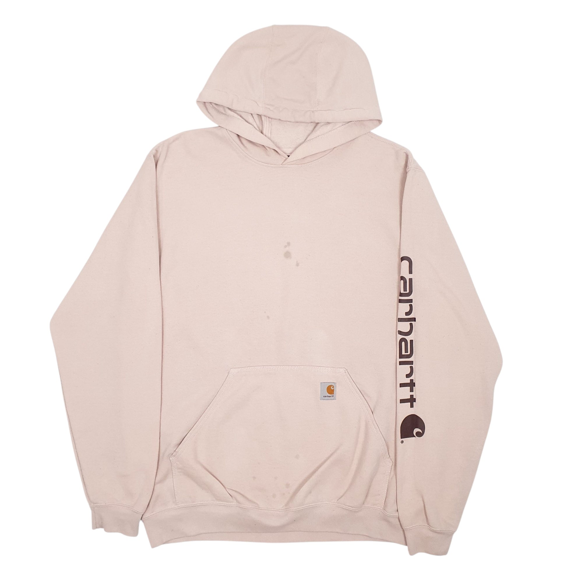Mens Pink Carhartt Loose Fit Hoodie Jumper