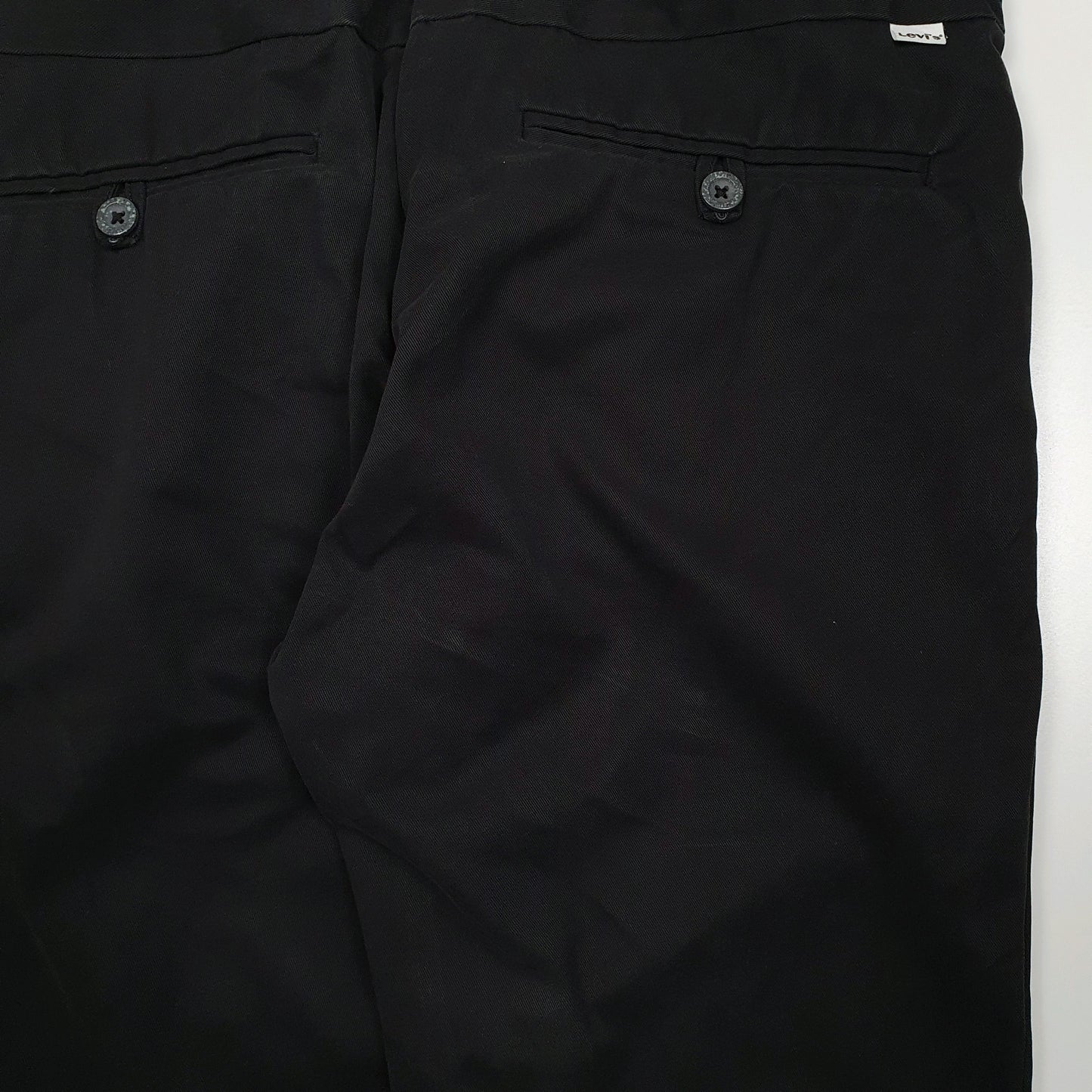 Mens Black Levis   Trousers