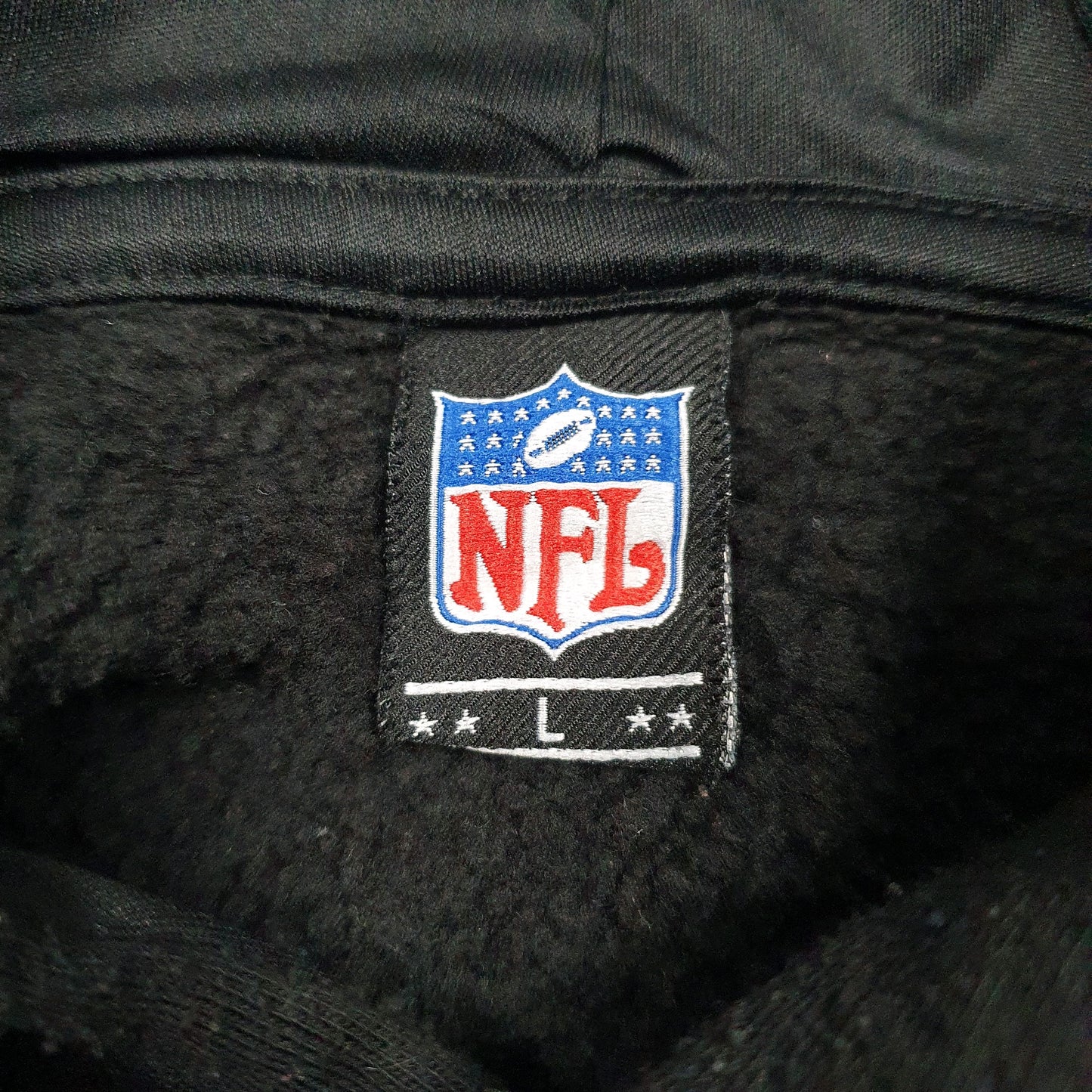 Mens Black NFL  Hoodie Jumper