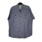 Mens Blue Woolrich  Short Sleeve Shirt