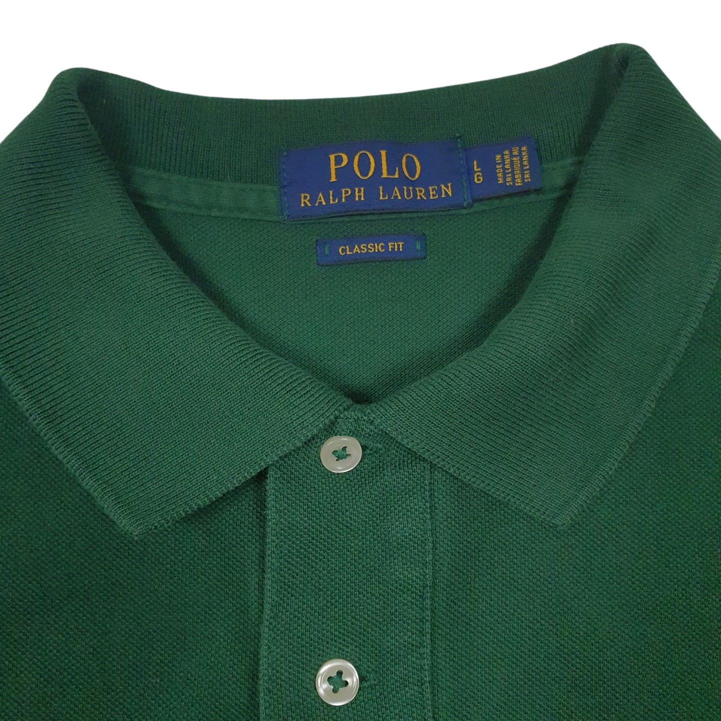 Mens Green Polo Ralph Lauren   Polo Shirt
